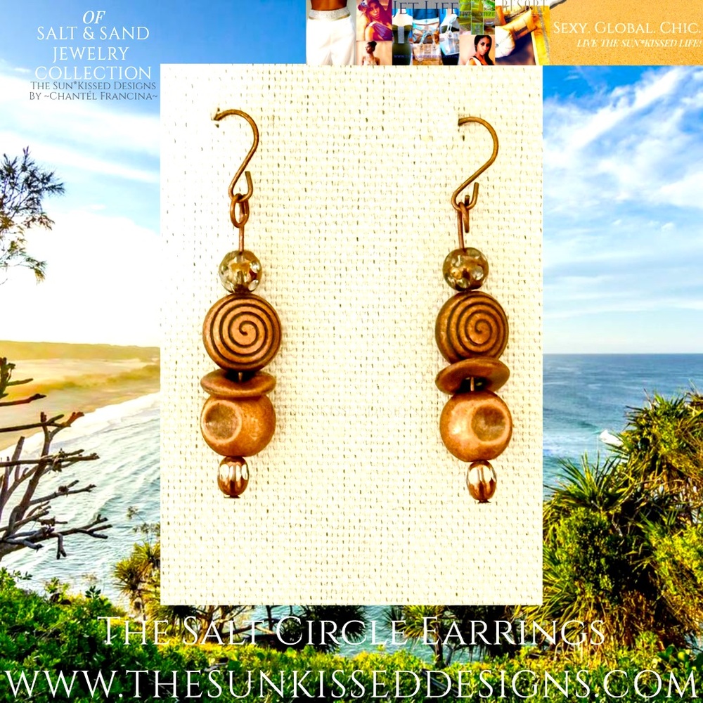 The Salt Circle Earrings by The Sun*Kissed Designs By ~Chantél Francina~